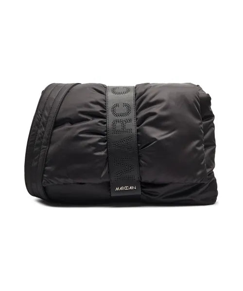 Black nylon shoulder bag sale