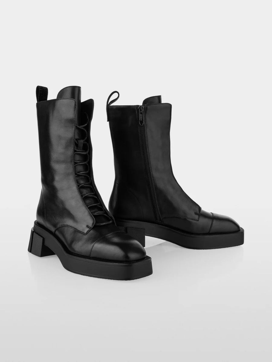 Marc Cain S Black Leather Ankle Boots PB SB.21 L14 900