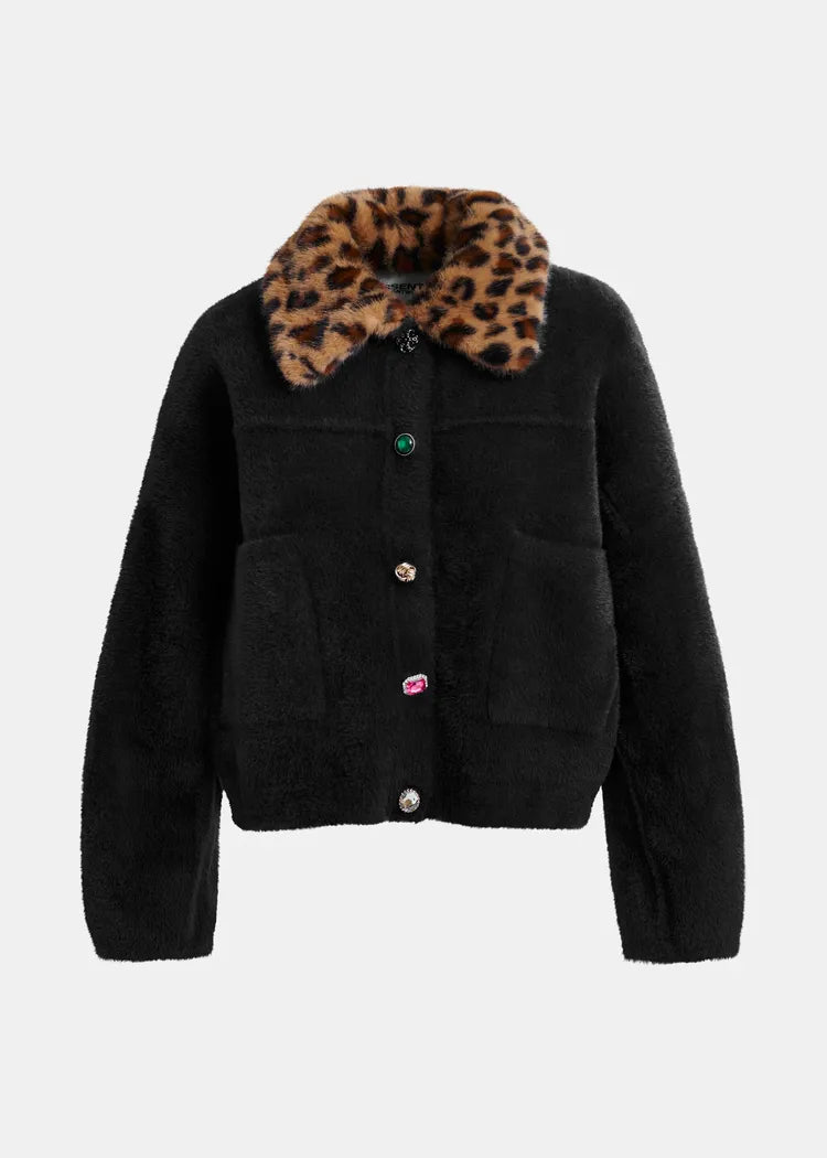 人気，本物保証】 think fur Curly Fur 2way Collar Jacket