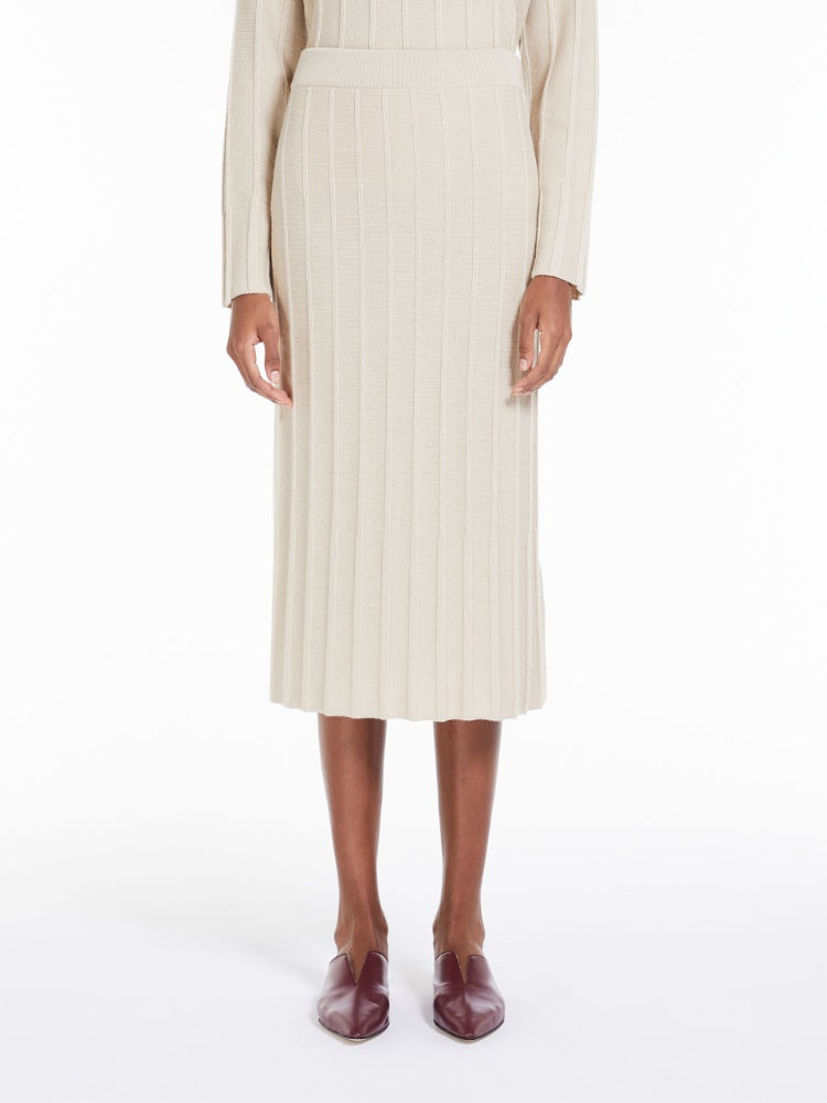 Max Mara Leisure Melk Wool yarn skirt