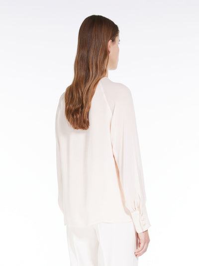 Max Mara Studio Golfo Georgette blouse with wide sleeves