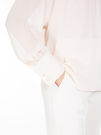 Max Mara Studio Golfo Georgette blouse with wide sleeves