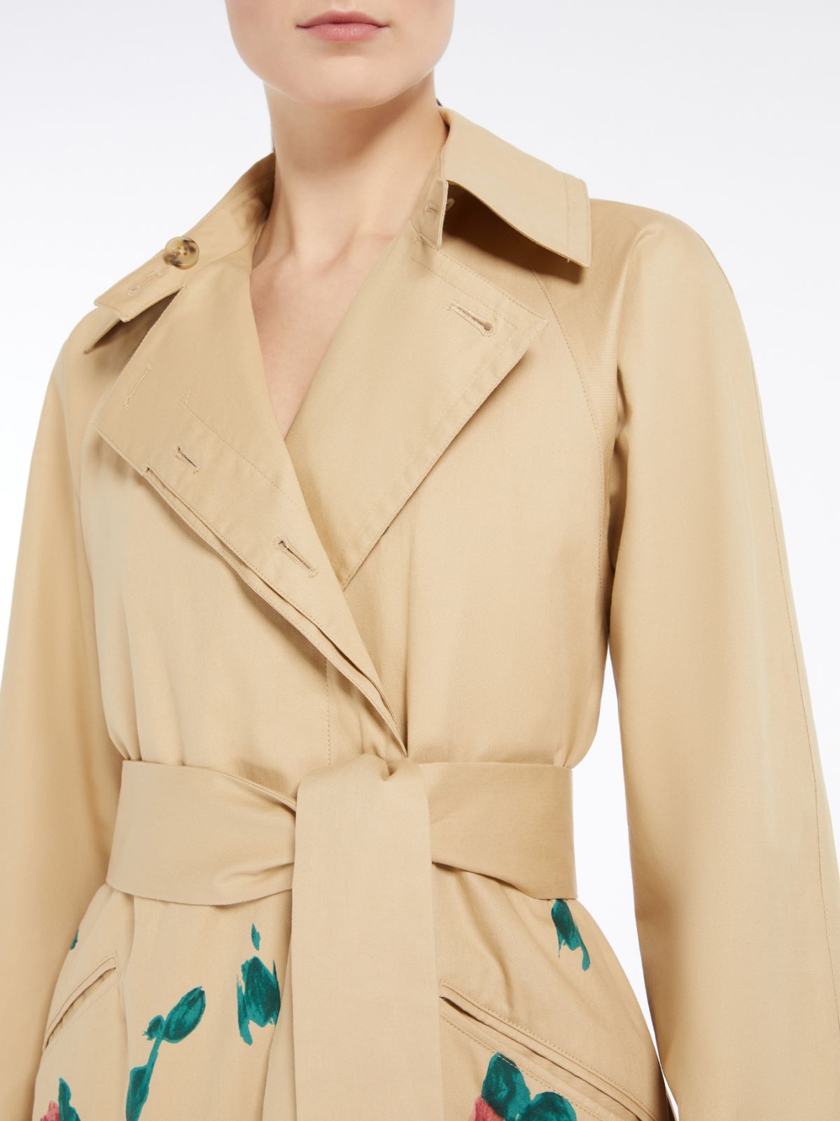 Max Mara Weekend PESCO Water Repellent Cotton Gabardine