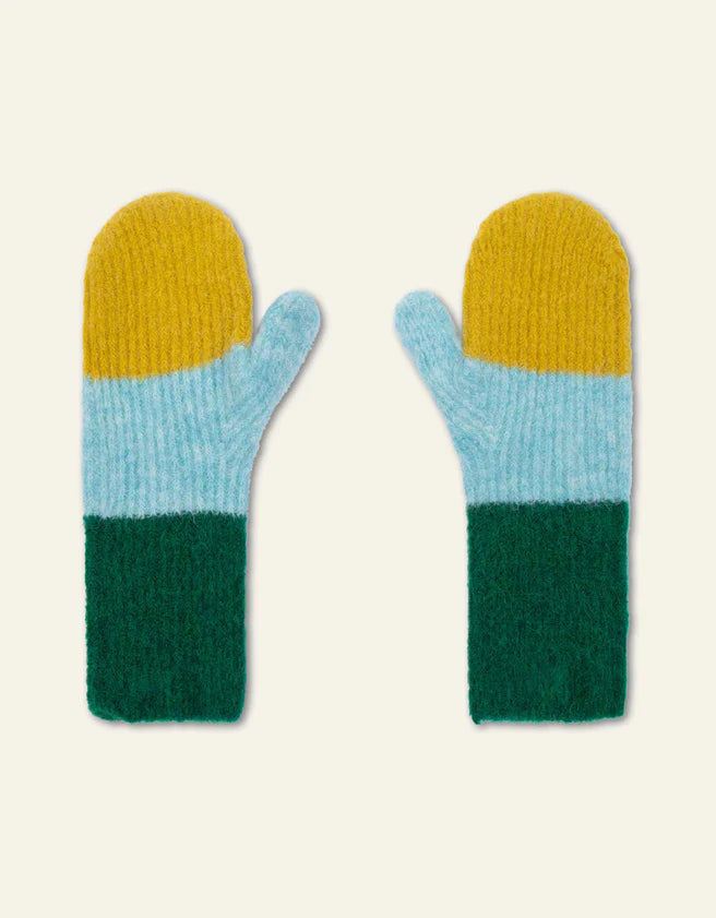 Oilily Green Abalony Mittens