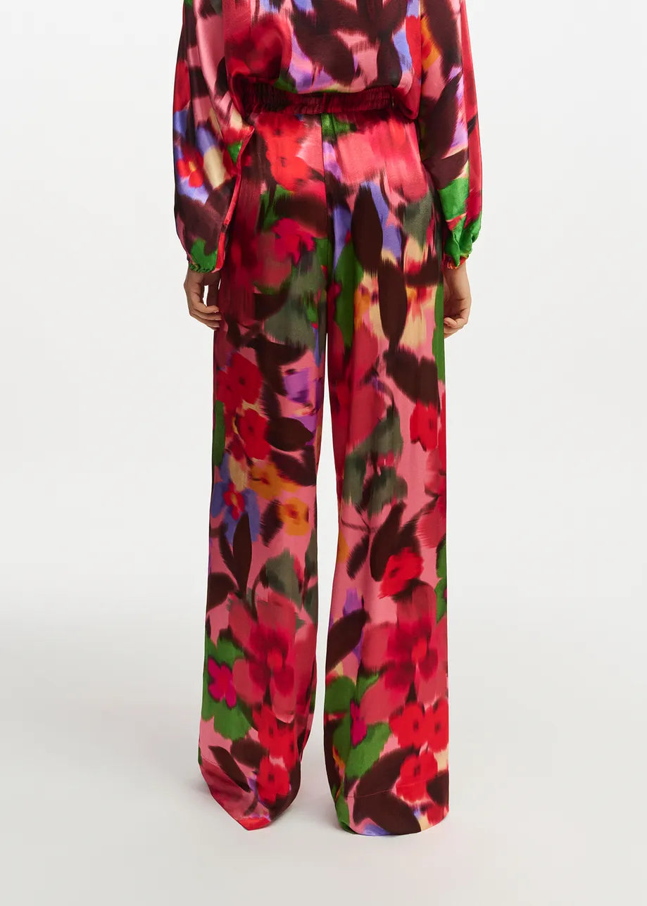 Essentiel Antwerp Multicolor floral print wide-leg pants