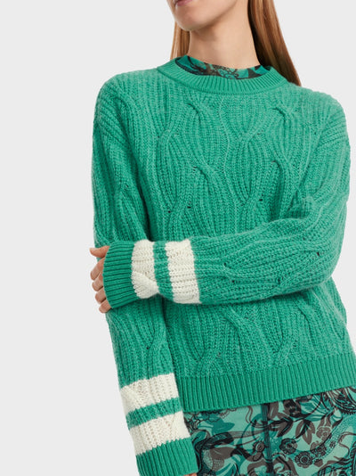 Marc Cain knitted sweater with stripe