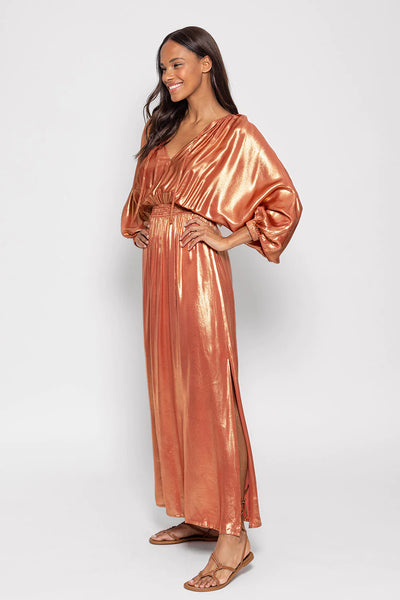 Sundress Tianna Long Dress in Bronze