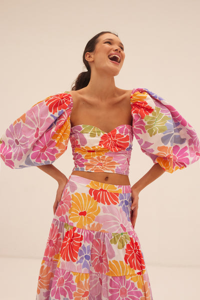Sundress Floral EMILIA TOP