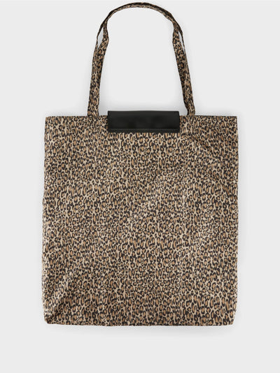 Marc Cain "Rethink Together" shopper bag with Leopard print