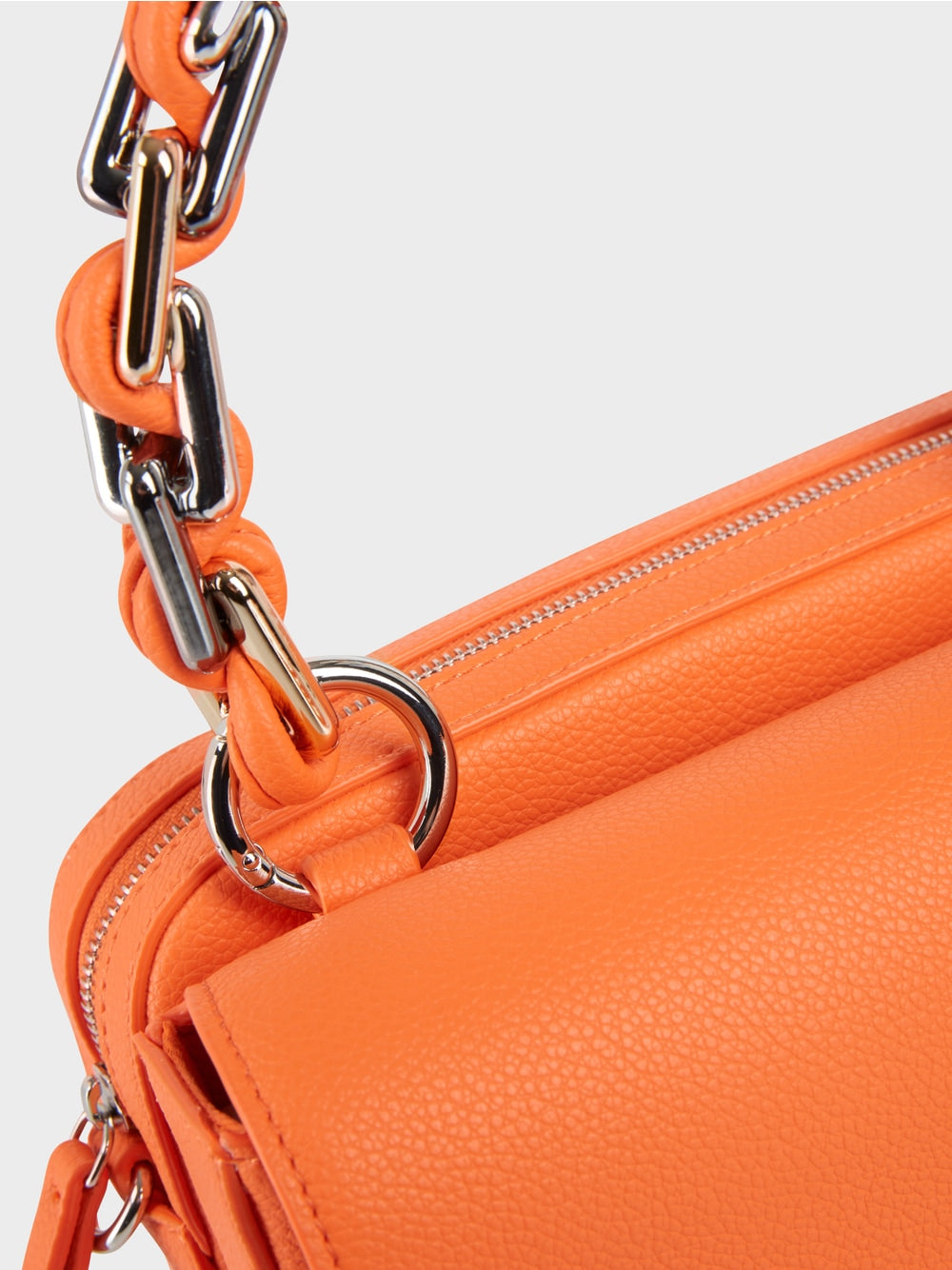 Marc Cain Orange Two-in-One Shoulder Bag