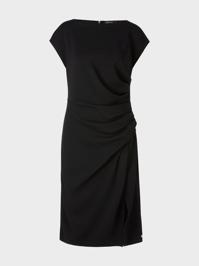 Black Wrap-look dress