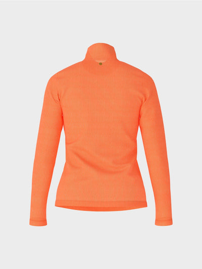 Marc Cain Orange Ribbed design t-shirt