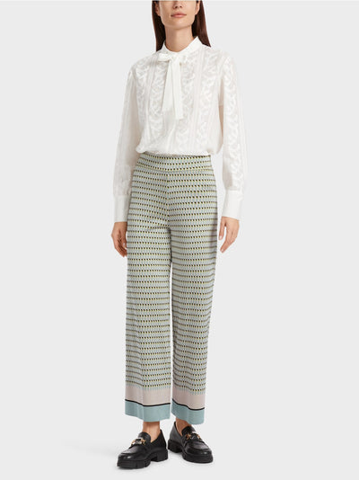 Marc Cain Patterned Pants Knitted in Germany