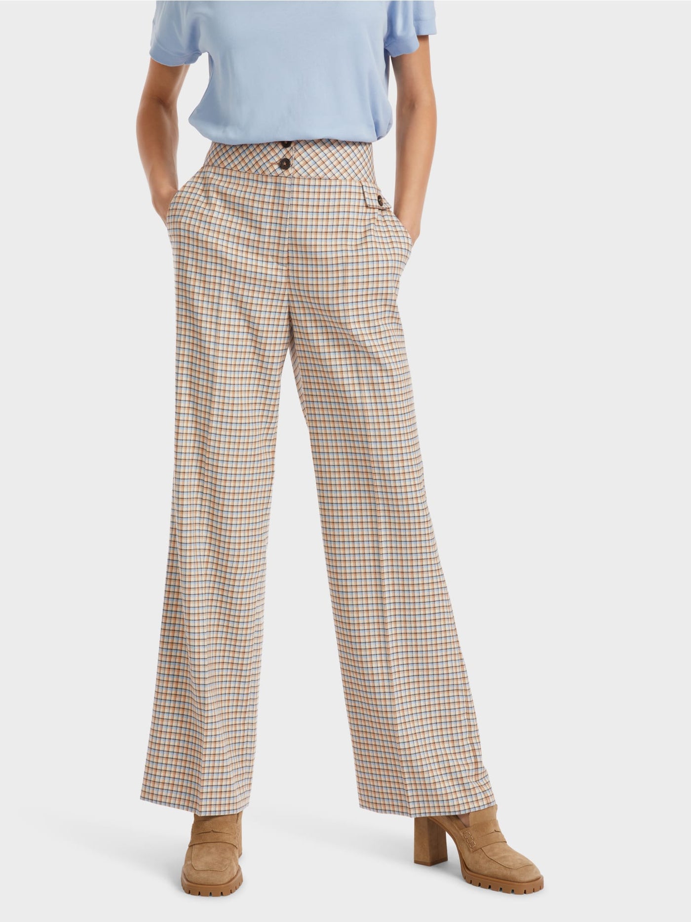 Marc Cain Checked  WAXHAW pants in checked design