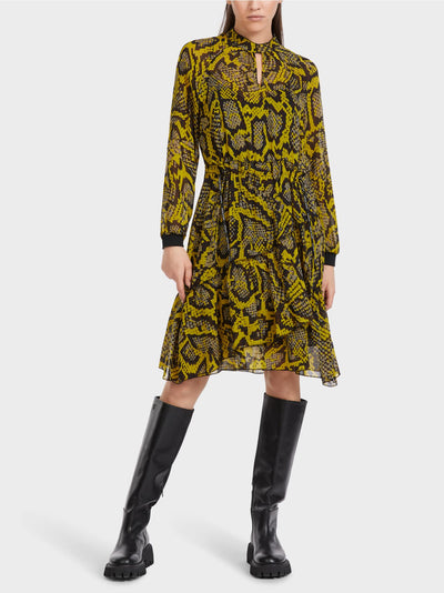 Marc Cain Dress with fanciful croc print