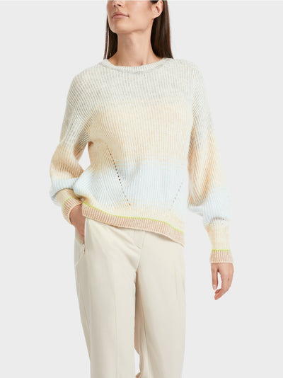 Marc Cain Soft Powder Blue Sweater - Knitted in Germany