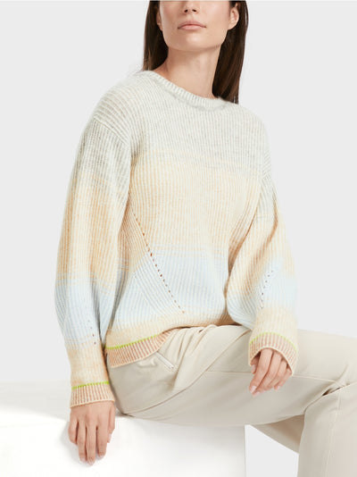 Marc Cain Soft Powder Blue Sweater - Knitted in Germany