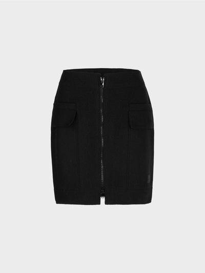 Marc Cain Black Mini skirt Knitted in Germany