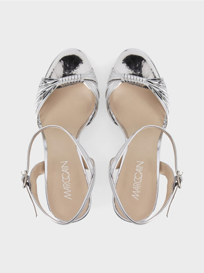 Marc Cain Silver High heels with an elegant shine