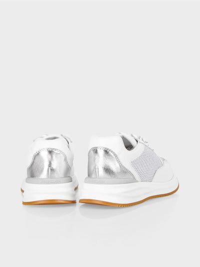 Marc Cain White Trainers Sneakers with Lurex