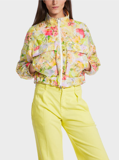 Marc Cain Blurry Lemons Printed outdoor jacket