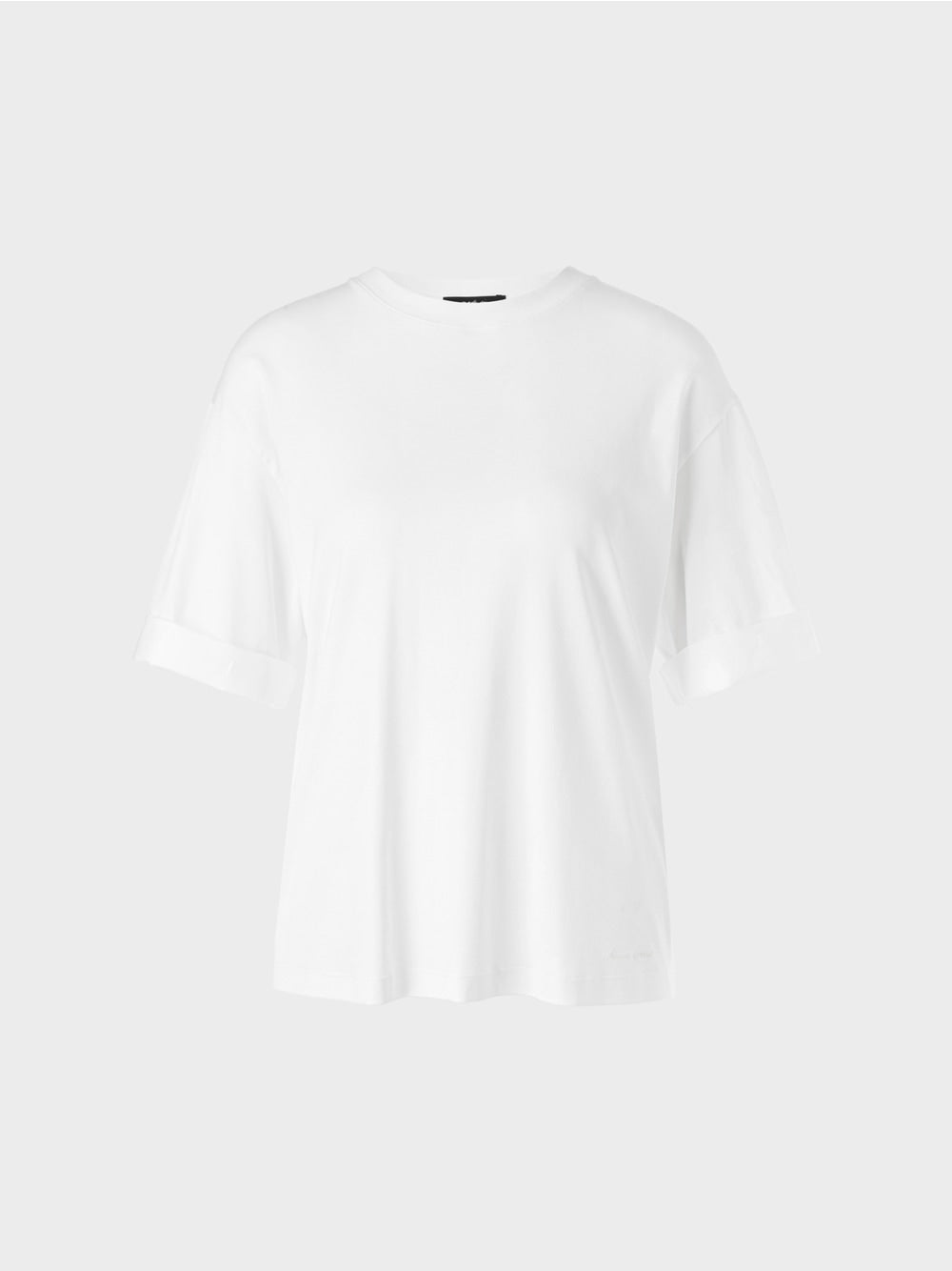 Marc Cain White T-shirt in a mix of materials