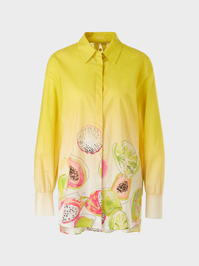 Marc Cain Bright Sulphur Blouse with print