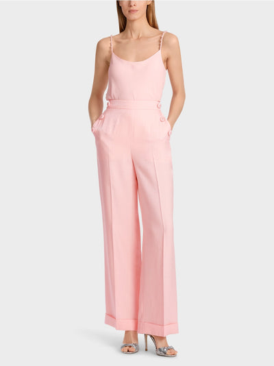 Marc Cain Soft Pink Top with beaded straps