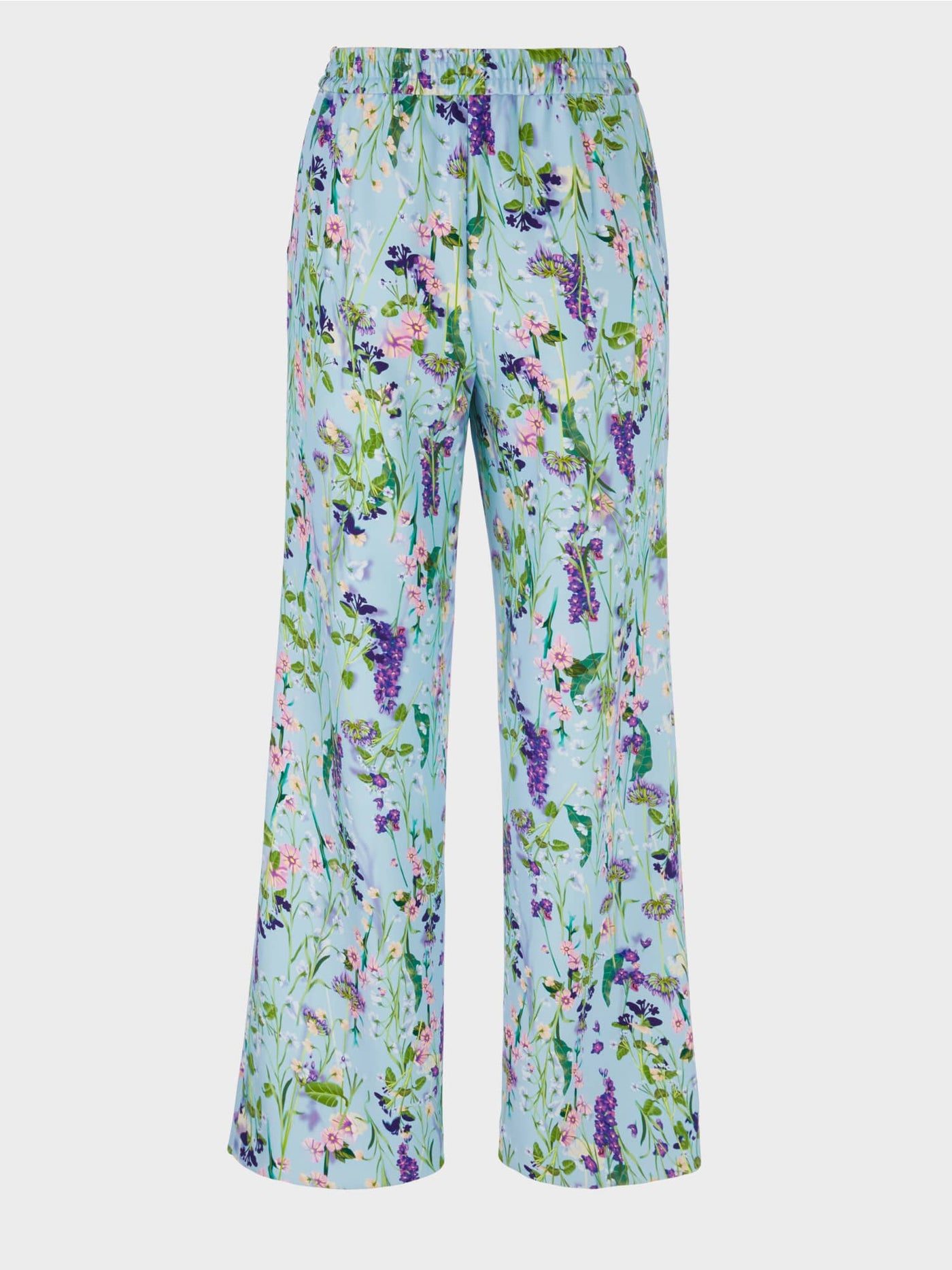 Marc Cain Blue WASHINGTON pants in floral design