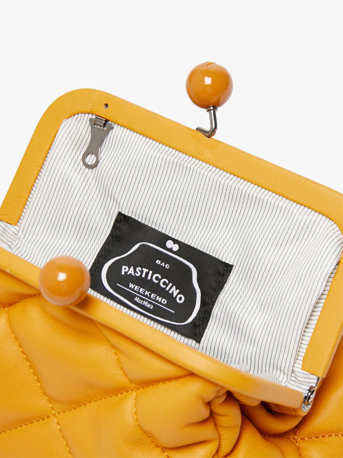 Max Mara Weekend Yellow SMALL PASTICCINO BAG IN NAPPA LEATHER