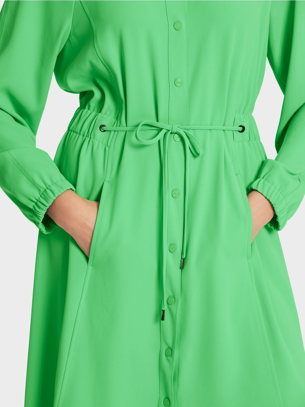 Marc Cain New Neon Green Shirt blouse dress with raglan