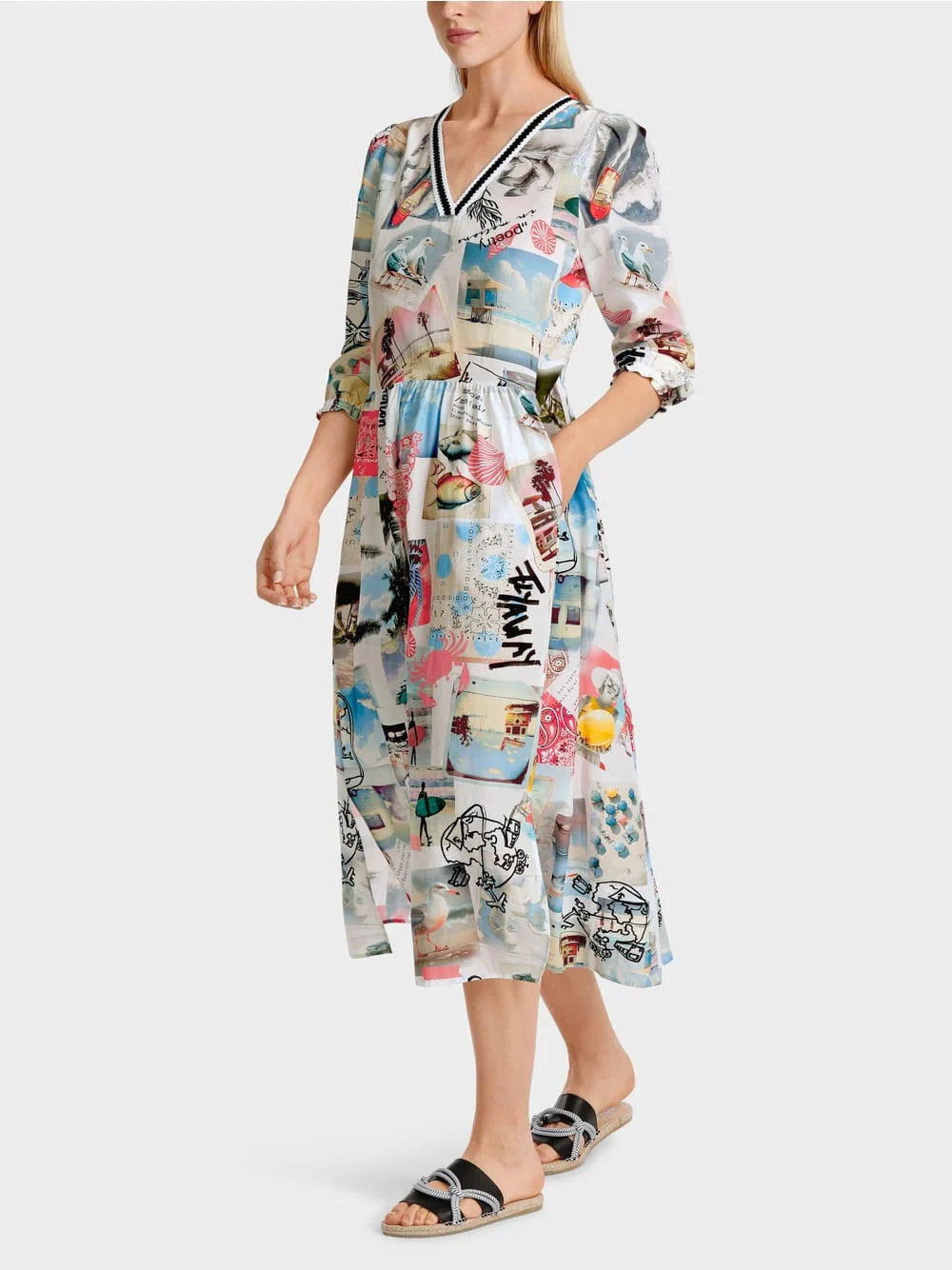 Marc Cain Dress with memory print