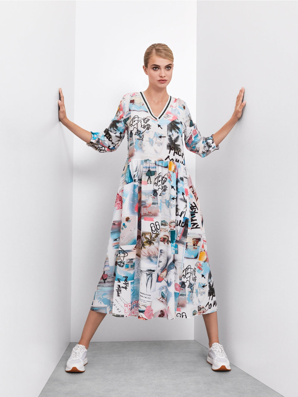 Marc Cain Dress with memory print