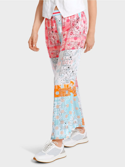 Marc Cain Bandanna Print WELBY model in culottes style