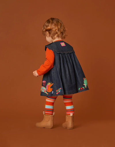 Oilily Kids Pink Stripe Miracle Tights