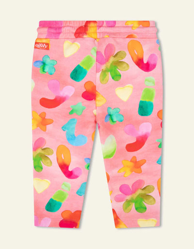 Oilily Kids Pina Trousers Watercolour Pink