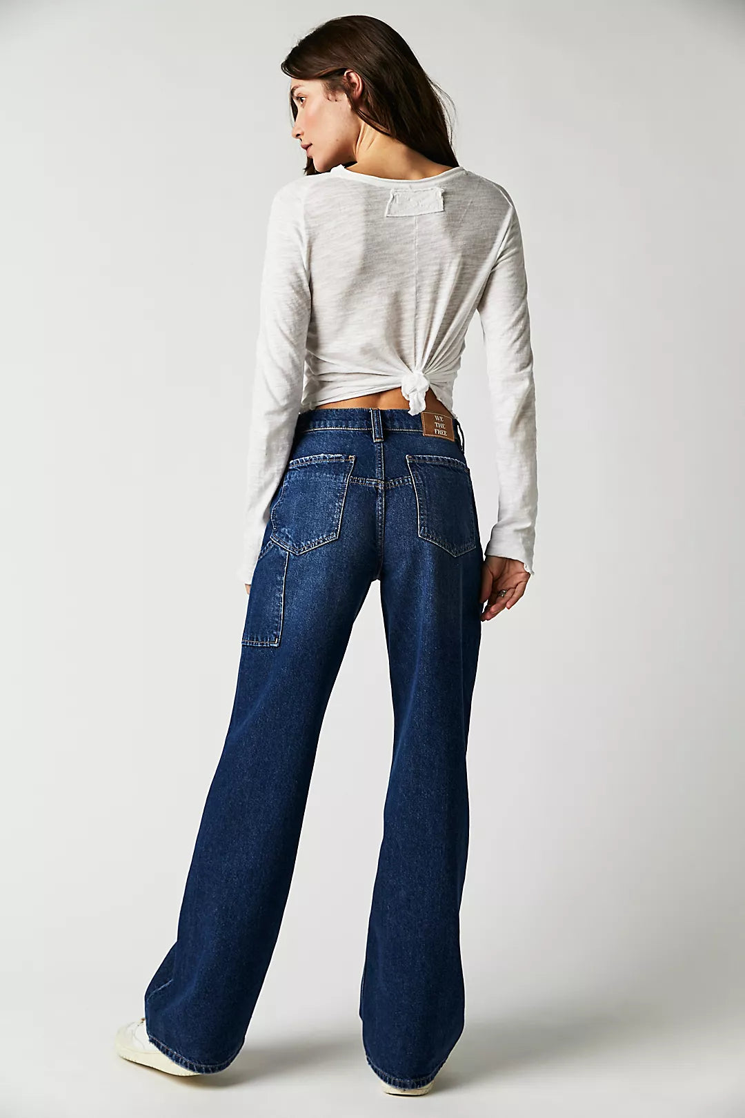 Free People We The Free Tinsley Baggy High-Rise Jeans Dark Romance