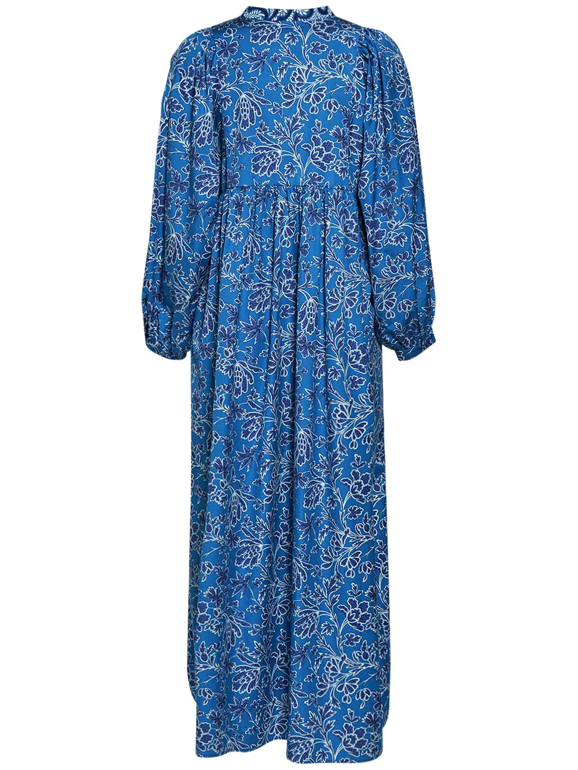 Blue Poplin Cotton Tay Dress