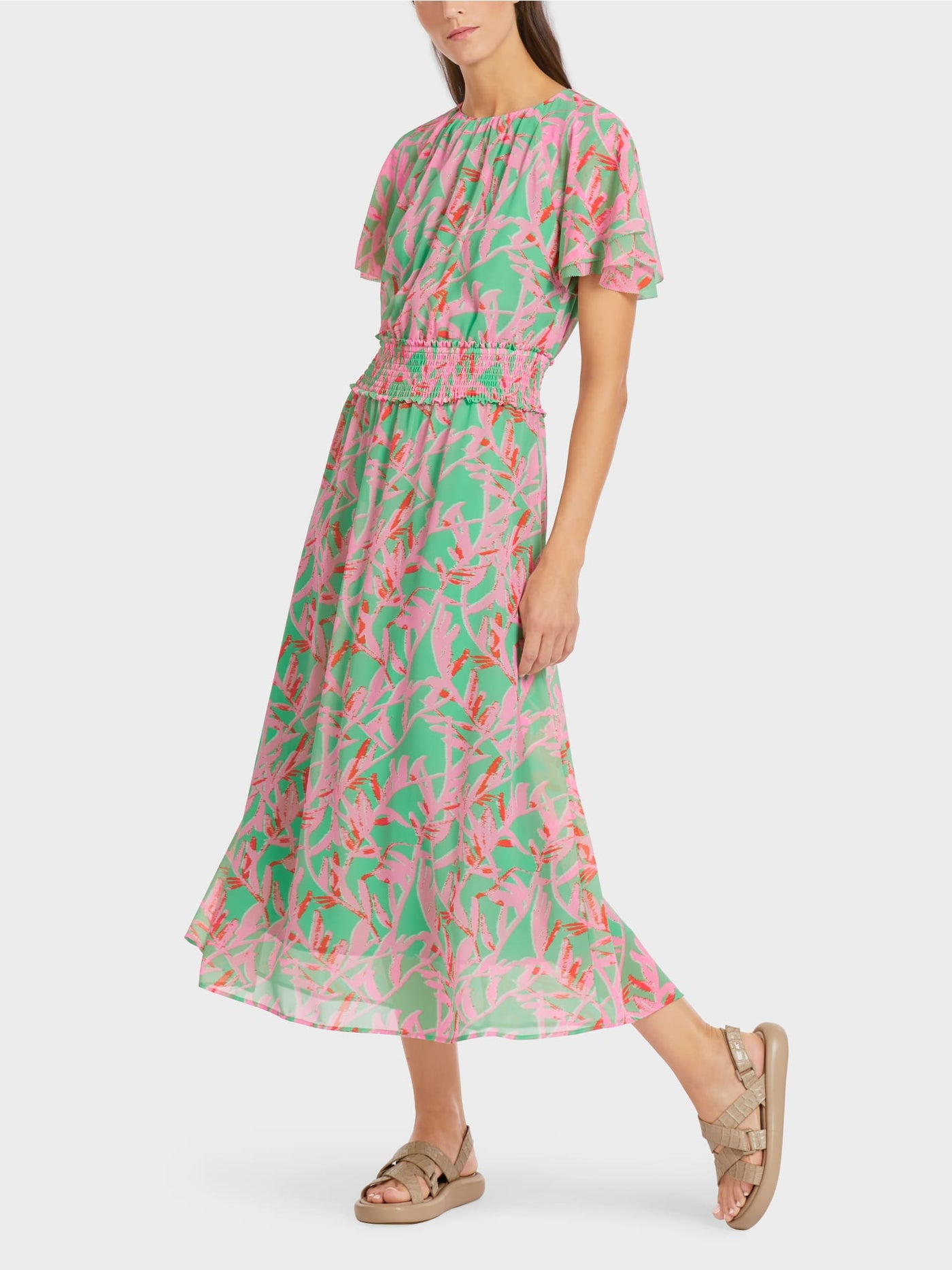 Dress with floral print