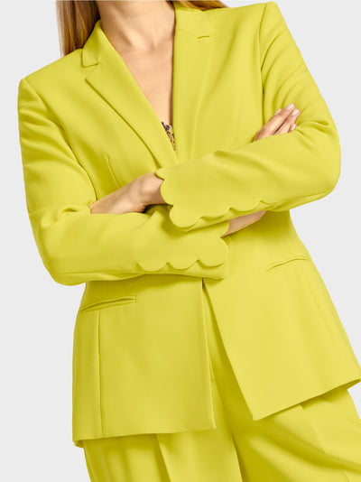 Marc Cain Yellow Elegant blazer