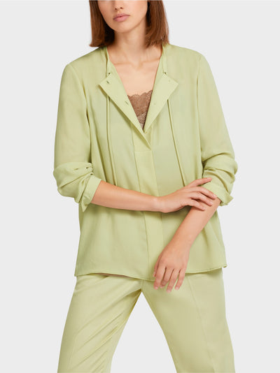 Pale Green “Rethink Together” blouse