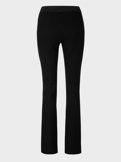 Black Sporty pants with elasticated waistband