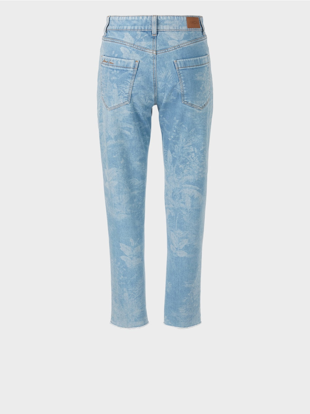 Marc Cain “Rethink Together” jeans with all over print