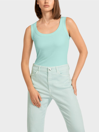 Pale Blue Tank top with wide straps
