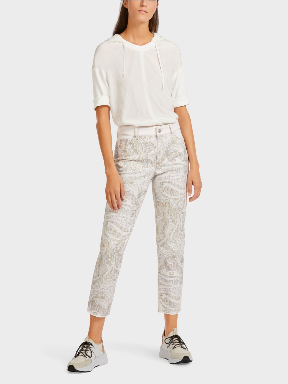 Marc Cain Paisley “Rethink Together” printed jeans